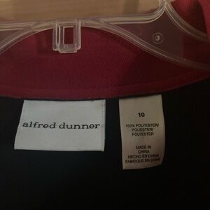 Alfred Dunner size 10 100% polyester Red jacket